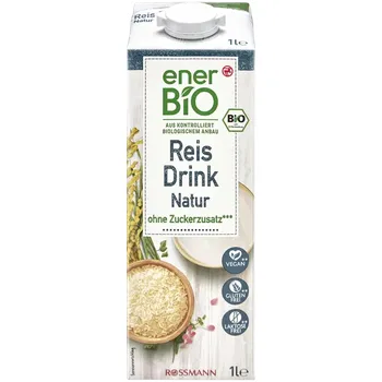 Rostlinné mléko enerBiO Rýžový nápoj 1 l