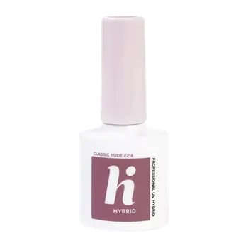 Lak na nehty Hi Hybrid UV Gel lak na nehty 214 Classic nude 5 ml