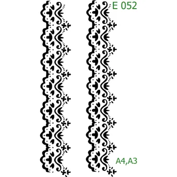 Šablona E 052 - A4 , Lepící fólie