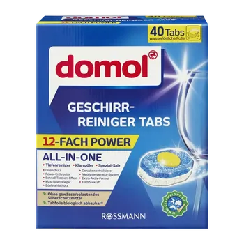 Tableta do myčky Domol Tablety do myčky All in One 40 ks