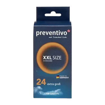 Kondom Preventivo Kondomy XXL, extra velké 24 ks