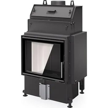 Krbová vložka ROMOTOP Krbová vložka HEAT W4G 59.50.06 s výměníkem, Černý Igniton