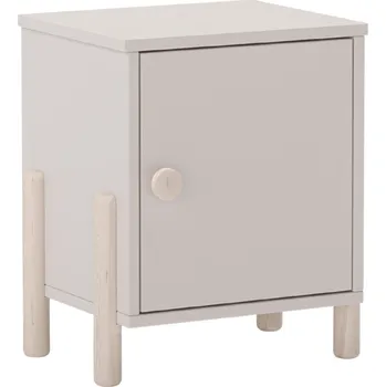 Noční stolek Marckeric Krémový dřevěný noční stolek Enola 39,4 x 30 cm