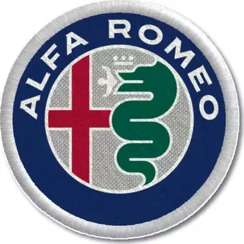 Textilie k potisku Pelisport Alfa Romeo nášivka tištěná ø 45 mm