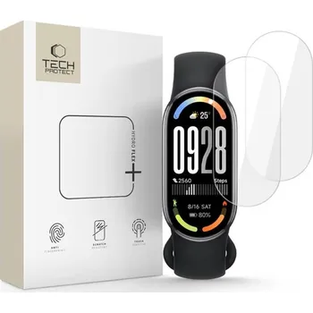 2ks v balení, hydrogelových fólií Tech-Protect Hydro Flex+ 2-Pack Xiaomi Smart Band 8 / 9 / 10 / Nfc Clear