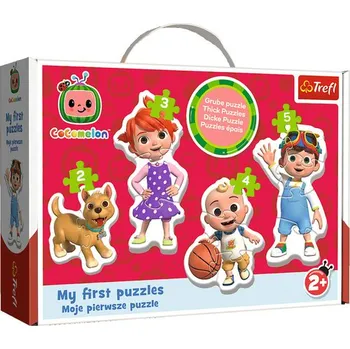 Puzzle Baby puzzle Cocomelon 4v1 (2,3,4,5 dílků)