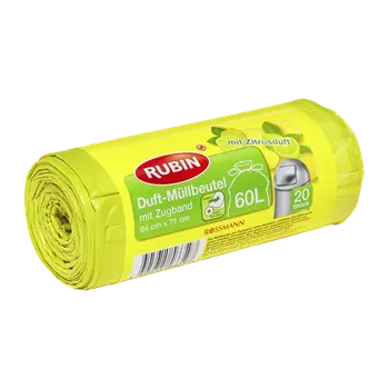 Pytle na odpadky RUBIN Odpadkové pytle s vůní zatahovací 60 l 20 ks
