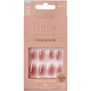 KISS Umělé nehty Bare-But-Better Shine