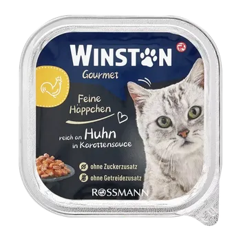 Krmivo pro kočku Winston Vanička pro kočky drůbeží v mrkvové omáčce 100 g