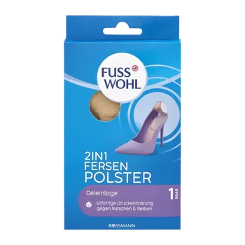 Vložka do bot Fusswohl Gelová vložka do bot na paty 2v1