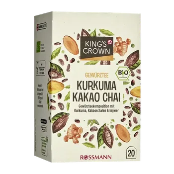 Čaj King's Crown Čaj s kurkumou, kakaem a zázvorem 35 g