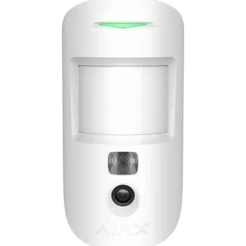 Pohybové čidlo Ajax MotionCam (PhOD), bezdrátový PIR detektor s možností fotografie na vyžádání a PET imunitou, bílá barva