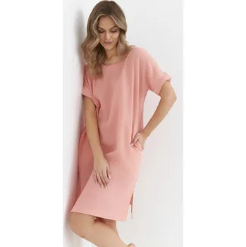 Dámská noční košile Cana noční košile mušelin 134 - meruňková, M (Bavlněná noční košile dámská)