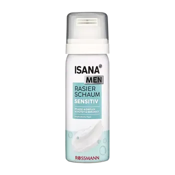 ISANA Men Pěna na holení Sensitive mini 50 ml