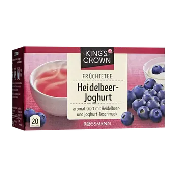 Čaj King's Crown Ovocný čaj borůvka a jogurt 60 g