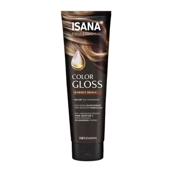 Barva na vlasy ISANA Professional Maska na vlasy Color Gloss Warm Brown 150 ml