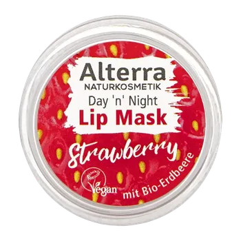 Péče o rty Alterra Naturkosmetik Maska na rty day'n' night 01 Strawberry