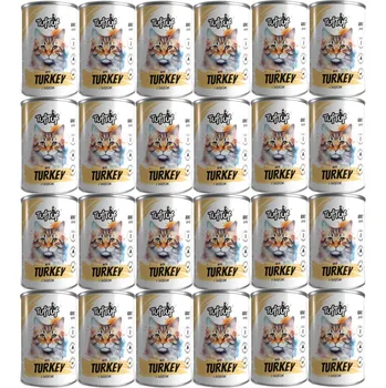 Krmivo pro kočku TUF TUF Meal s krůtím masem - vlhké krmivo pro kočky - 24x400g