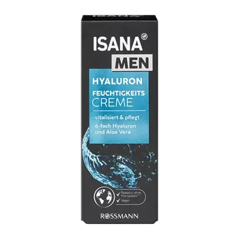 Pleťový krém ISANA Men Hydratační krém Hyaluron 75 ml