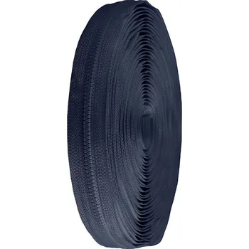 Galanterie Zip kostěný No 3 metráž modrá tmavá 10 m