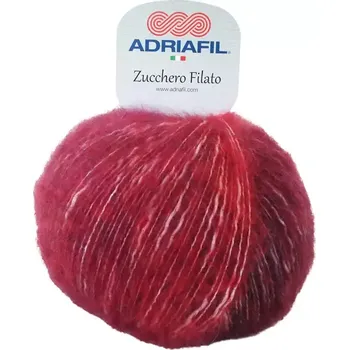 Příze Adriafil Zucchero Filato 84 Vínovokorálové ombré (Přírodní příze Zucchero Filato Corallo-vinaccia)