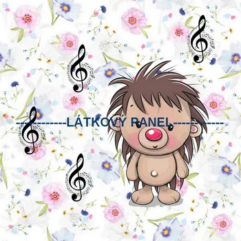 Látkový panel - Dětský - DE-56 Velikost: 25x25cm, Materiál: Kočárkovina