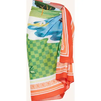 Dámské plavky Seafolly Dámské Pareo Sunset, tyrkysová / oranžová / světle...