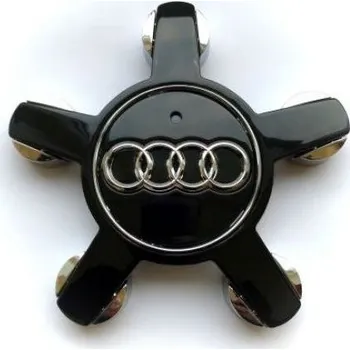Poklice na kolo Krytky kol, pokličky na kola AUDI 135mm černá lesklá 4F0601165N