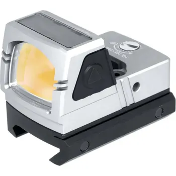 Kolimátor Kolimátor xFORCE MINI včetně solárního pohonu - stříbrný, JJ Airsoft