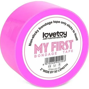 Páska Lovetoy BONDAGE TAPE fuchsia | Lovetoy
