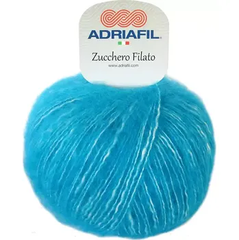 Příze Adriafil Zucchero Filato 24 Tyrkysová (Přírodní příze Zucchero Filato Turchese)