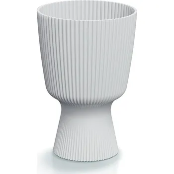 Květináč Květináč Milla Round bílý, varianta 14,6 cm