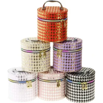 Deštník Kufřík dětský kosmetický vel. S se zrcátkem na zip kulatý 6 barev