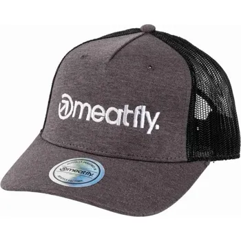 Kšiltovka šiltovka Meatfly Horton Trucker 2025 Grey / White Logo Universal