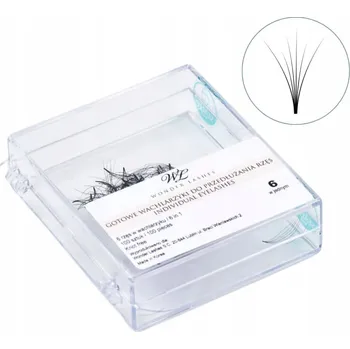 Péče o řasy a obočí Wonder Lashes Trsy řas 6v1 B 0,08 8mm
