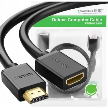 Video kabel Kabel Ugreen HD107 10140 HDMI (samec) - HDMI (samice) 4K 0.5 m - černý