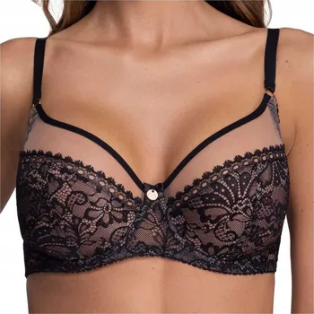 Podprsenka Ava podprsenka nevyztužená černá velikost 85J