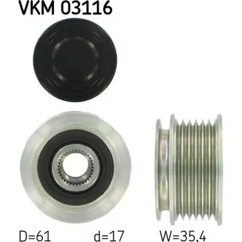 Předstihová spojka SKF VKM 03116