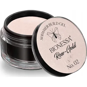 Lak na nehty Bionessa č. 02 Třpytivý růžový Stavební gel 15 ml