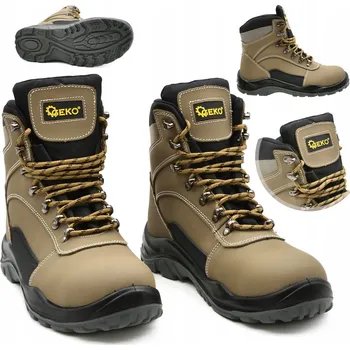 Pracovní obuv Pracovní polobotky Geko nubuk, velikost 41