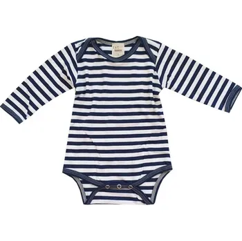 FARMERS® Dětské body BAMBUS, tmavě modrá - bílá Barva: Tmavě modrá - bílá, Velikost: 86