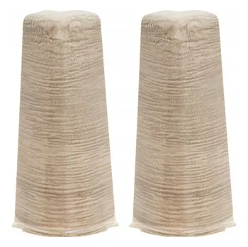 Podlahová lišta Vnější roh Cezar hliníkový 23,4 x 75 délka 23 cm M241