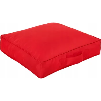 Taburet Kvadratický polštář PLUSZOVÝ taburet křeslo PERLOVÁ