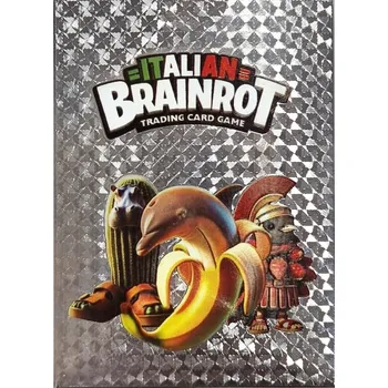 žolíková karta KARTY BRAINROT 55 KARET SADA ITALIAN BRAJNROD THUNG Tralero Trippi STŘÍBRNÉ