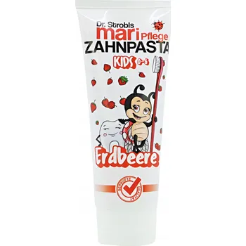 Dentální hygiena Zubní pasta pro děti Dr.Strobls Strawberry Kids 0-6 let 75 ml
