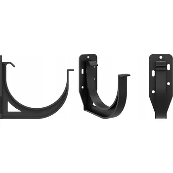 Vrták Držák okapu Krono-Plast 75 mm černý