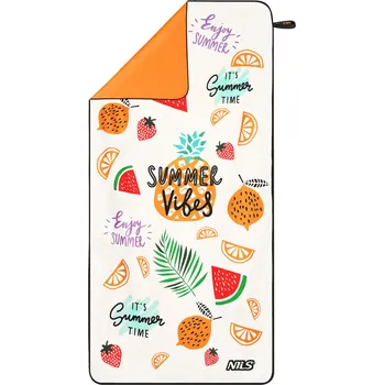 Ručník NILS CAMP Ručník z mikrovlákna NILS Camp NCR14 NO SIZE BÉŽOVÁ|MODRÁ|ORANŽOVÁ