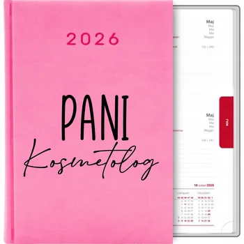 Kalendář Knižkový kalendář 2026 A5 růžový