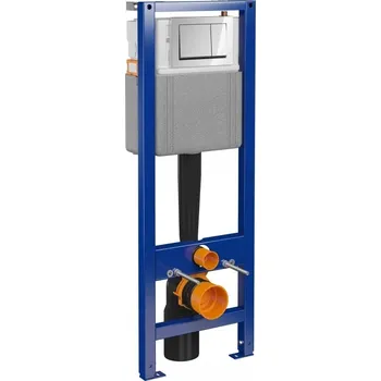 WC sada Podomítkový WC rám Cersanit Mito Sada pro toaletu Tlačítko Chrom