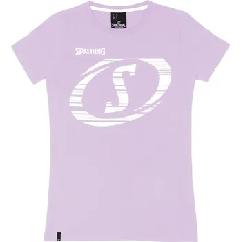 Dámské tričko Triko Spalding Fast Tee Damen 40221727-purplerosewhite Velikost XXL